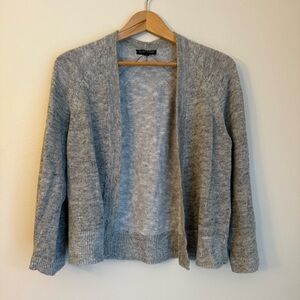 Eileen Fisher Cropped open cardigan Gray Size PP (2P-4P) Fits Up To An 8P